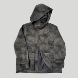 CLOUDY LEATHER HOOD JACKET