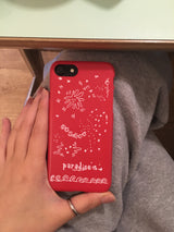 レッドスターパラダイスハードマットフォンケース