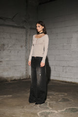 vt denim pants (black)