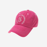 Round Logo Ball Cap (Magenta)