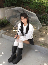 Colsin Shirring Cut Strap Windbreaker