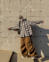 Arden Casual Oversized Fit Check Hooded Shirt