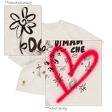 【MADE】Doyoubi Dimanche Rakugaki Short-Sleeved T-shirt [White]