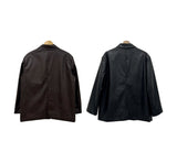 Leather Collar Jacket