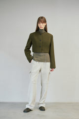 WOOL SLIM STADIUM JUMPER