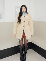 Toggle tteokbokki half-fur coat