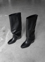 1212 Leather Warmer Long Boots (5cm)