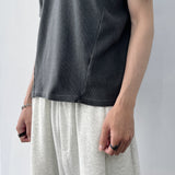 Structured Textured Cropped Tee