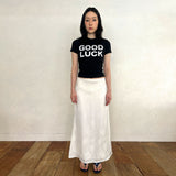 JACQUARD SKIRT IVORY