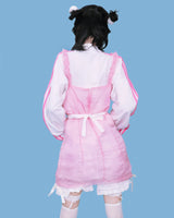 pinkie track jersey zip-up (3color)