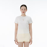 クローバーTシャツ (white)