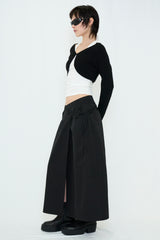 WRAP MAXI SKIRT
