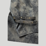 CLOUDY LEATHER HOOD JACKET
