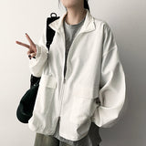D.O. Pocket Two Way Windbreaker Zip Up