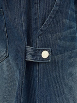 NR Side Snap Corduroy Denim Pants