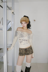 Leopard Strap Mini Short Pants
