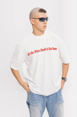 バッドオーメンズスケルトンパフプリントTシャツ