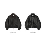ALL コヨーテシーリングレザーボンバージャケット（2色）