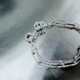 Dual Ring Layered Chain Bracelet