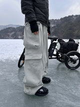 Double Pocket Multi Cargo Sweatpants 4C