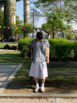 "ルクだけ" Label Bermuda Sweat Shorts