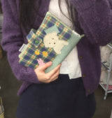 <Can’t escape my blanket> ブックカバー a6,a5