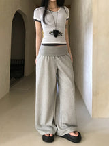 メルティング シアー レイヤード ハーフスリーブTシャツ