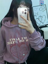 LOVING IN FIRE HOODIE T SHIRT 🖤🩷2COLOR