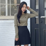 スティッチロゴベーシックロングスリーブTシャツ