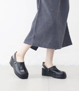 Nivan Square Platform Slingback Loafers