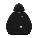 ラウル ボタンフードT ユニセックス (2COLOR)