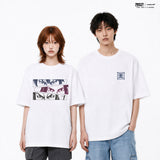 カットフレーム Tシャツ［ホワイト］