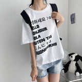 Hello, language boxy fit short-sleeved T-shirt (5 colors) H&L