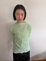 wrinkle sheer top
