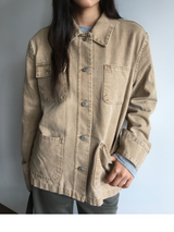 Trucker Washed Jacket (2color)