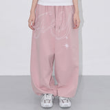 エンジェルヴィンテージスウェットパンツ (BABY PINK) F25QD819