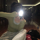[Bellide made] Maiden Square Neck Long Sleeve T-shirt