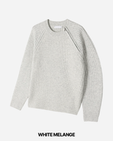 Bark Zipper Round Knit