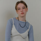 Pebble onyx necklace