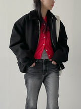 [Quilted lining/unisex] News Overfit Blouson Jacket