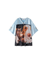 インストック | アイラブホワイトドッグ＆キャットオーバーサイズTシャツ
