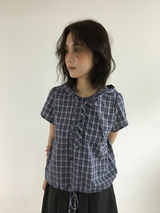 ヘイデン チェック フーディー シャツ(3color)