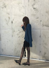 アンバランスフリルミニスカート