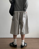 Hiko Stripe Bermuda Pants