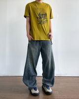Load Snap Curved Denim Pants