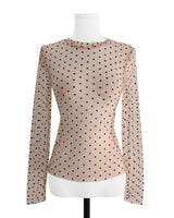 twin dot see-through layer TOP