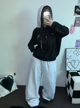 ラインポイント バルーンワイドロングパンツ 🖤🤍🩶3COLOR