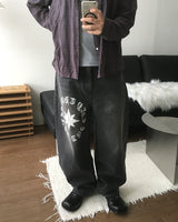 Kane Printing Denim Pants