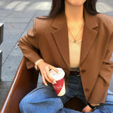 [BELLIDE MADE] Classic mood, single midi jacket blazer