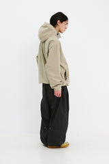 BSR HOODED ANORAK JACKET KHAKI
